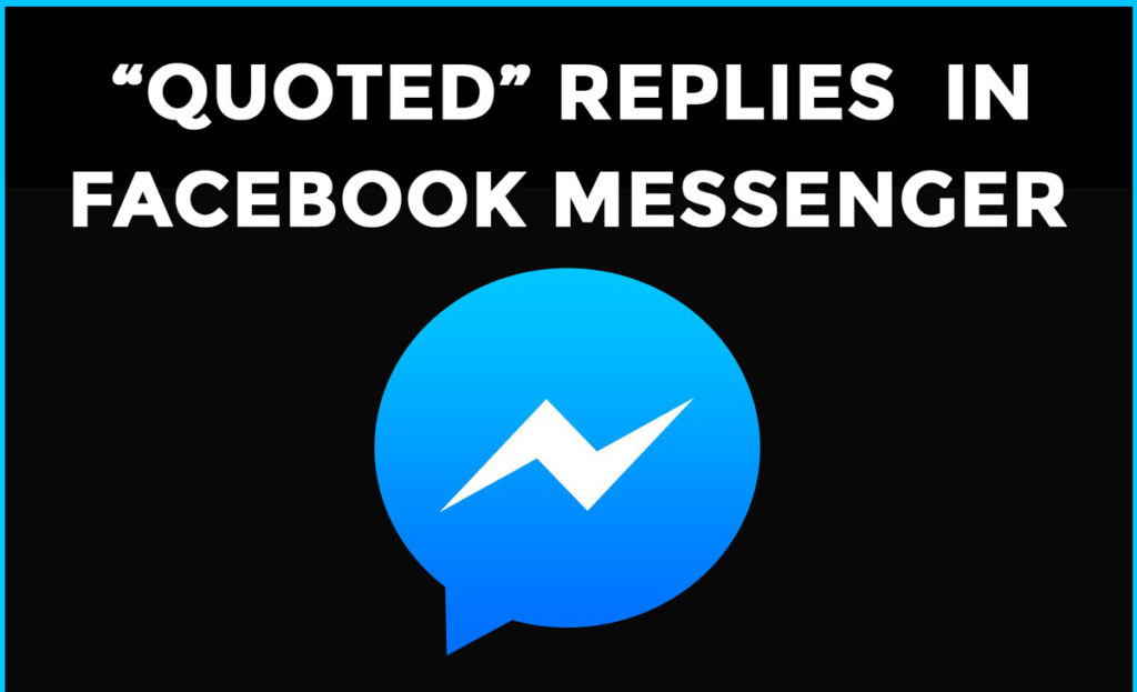 quoted replies in messenger